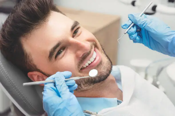 Aesthetic skin treatment being performed in a modern clinic room