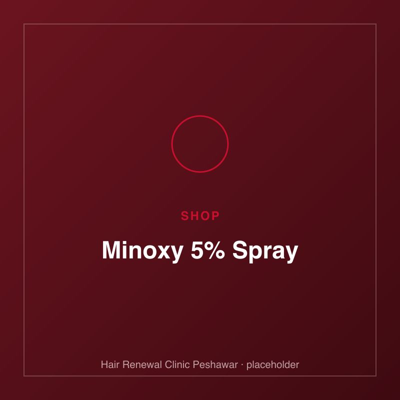 Minoxy 5% minoxidil topical spray bottle