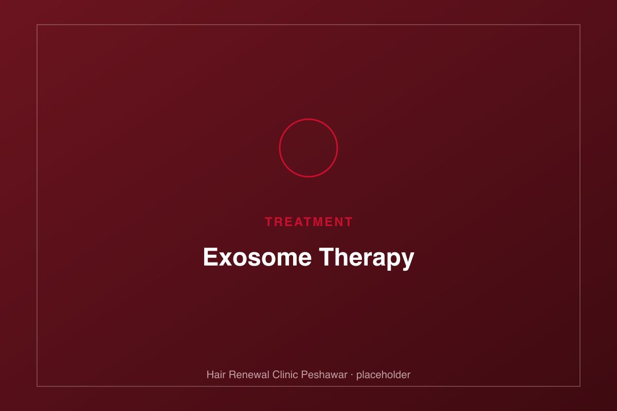 Exosome solution being prepared for a regenerative scalp treatment