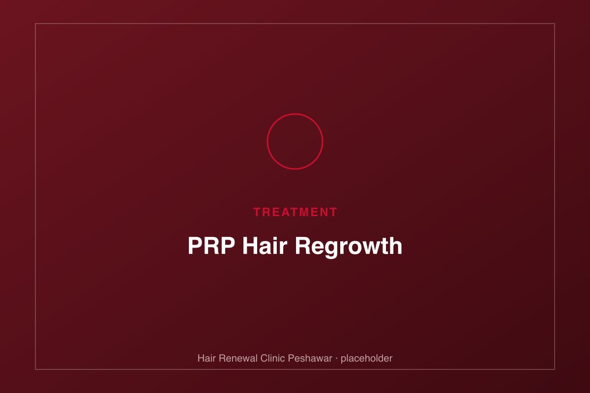 Platelet-rich plasma being prepared in a centrifuge for a scalp treatment