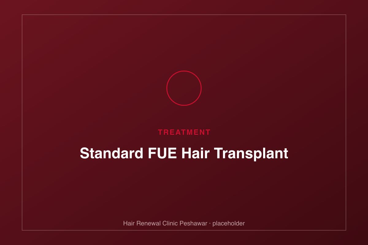 Close-up of a restored natural hairline after FUE hair transplant